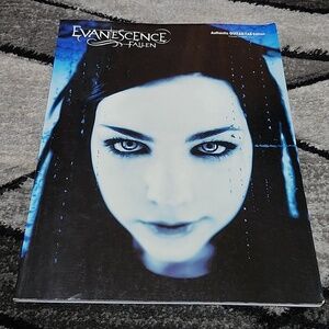 EVANESCENCE FALLEN AUTHENTIC GUITAR-TAB EDITION SHEET MUSIC LYRICS